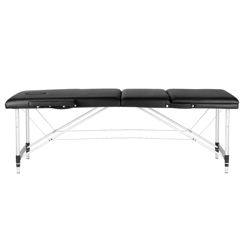 Mesa plegable de tatuaje de aluminio Komfort 3 segmentos negra