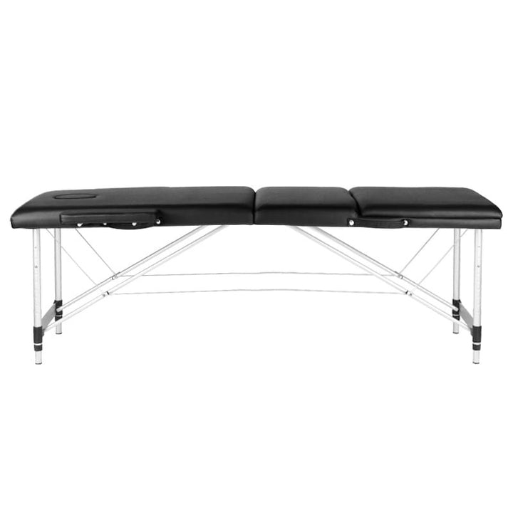 Mesa plegable de tatuaje de aluminio Komfort 3 segmentos negra