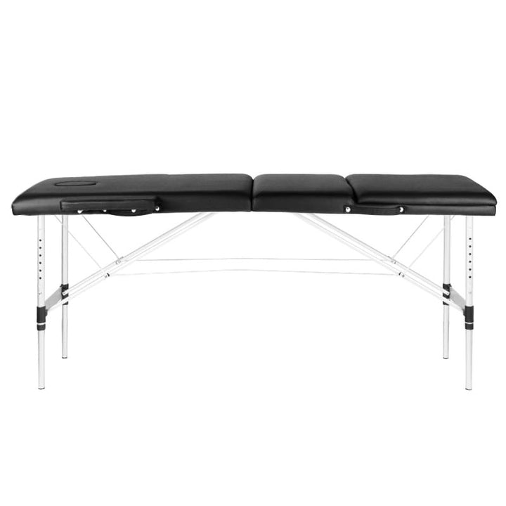Mesa plegable de tatuaje de aluminio Komfort 3 segmentos negra