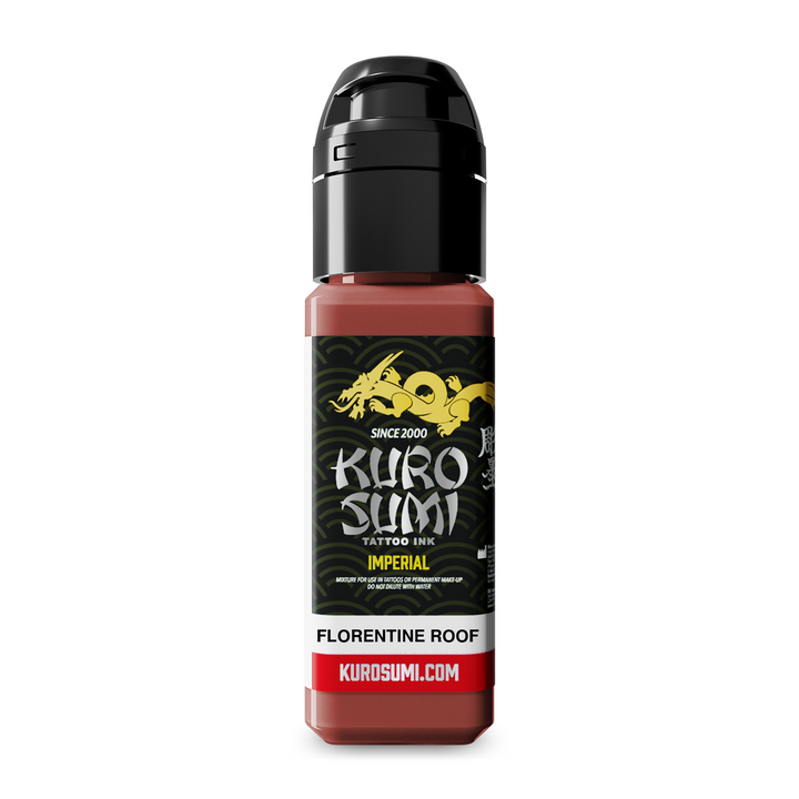Kuro Sumi Imperial Tattoo Ink Florentine Roof 22ml - Tattoo Ink