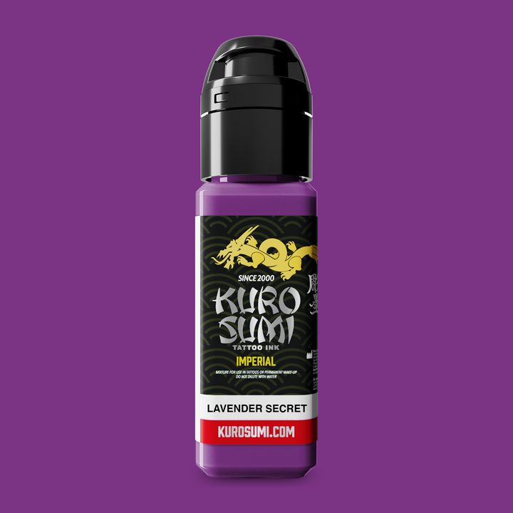 Kuro Sumi Imperial Tattoo Ink Lavender Secret 22ml - Encre de Tatouage