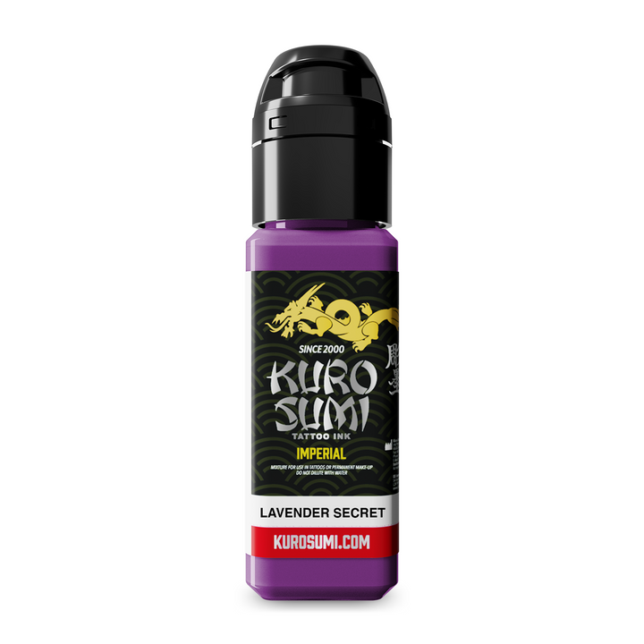 Kuro Sumi Imperial Tattoo Ink Lavender Secret 22ml - Encre de Tatouage