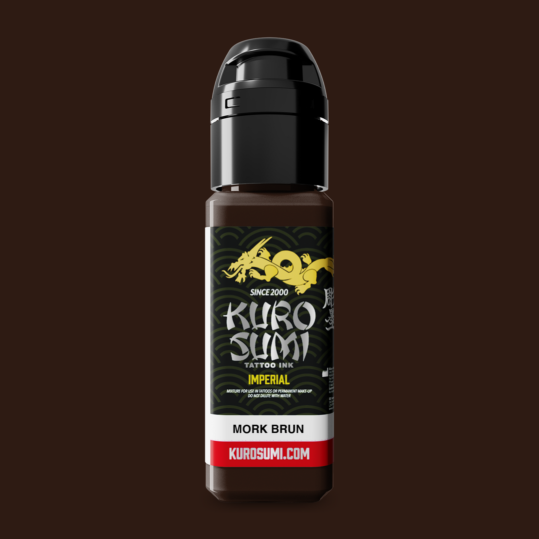 Kuro Sumi Imperial Tattoo Ink Mork Brun 22ml - Tattoo Ink