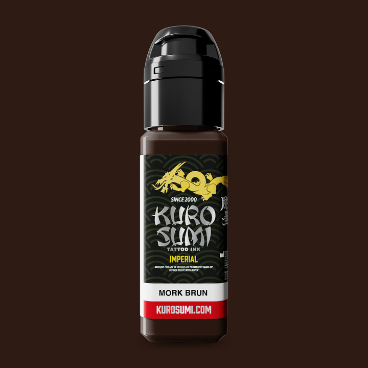Kuro Sumi Imperial Tattoo Ink Mork Brun 22ml - Tattoo Ink