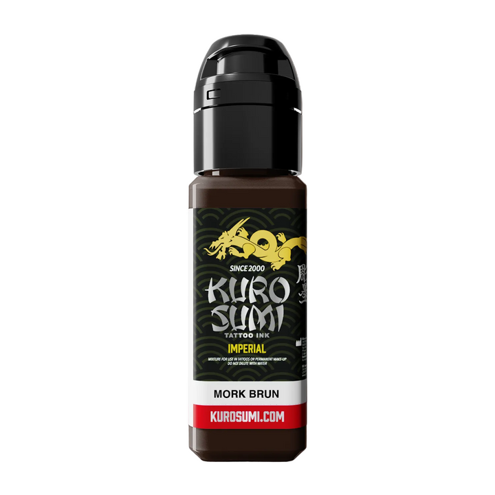 Kuro Sumi Imperial Tattoo Ink Mork Brun 22ml - Tattoo Ink