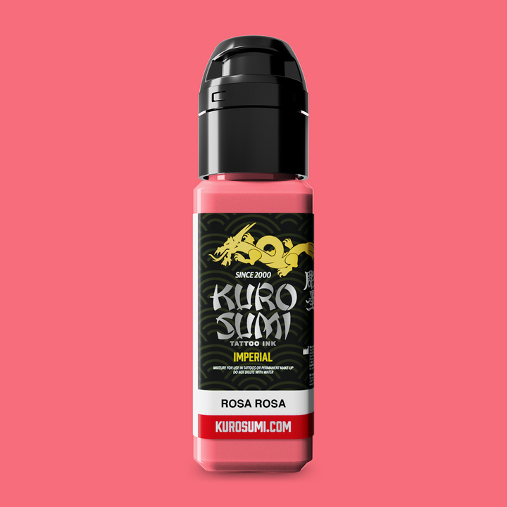 Kuro Sumi Imperial Tattoo Ink Rosa Rosa 22ml - Encre de Tatouage