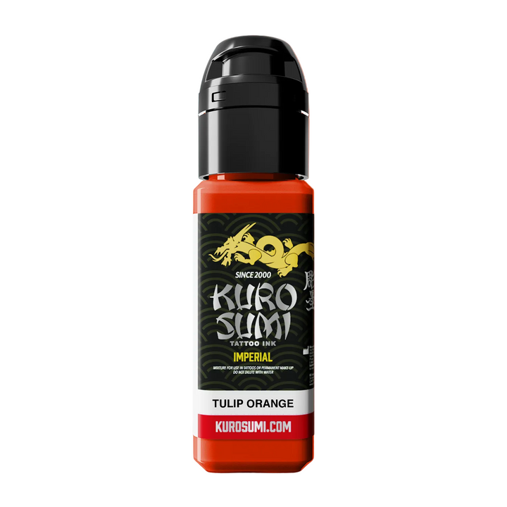 Kuro Sumi Imperial Tattoo Ink Tulip Orange 22ml - Encre de Tatouage