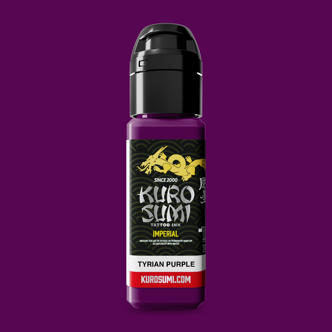 Kuro Sumi Imperial Tattoo Ink Tyrian Purple 22ml - Encre de Tatouage