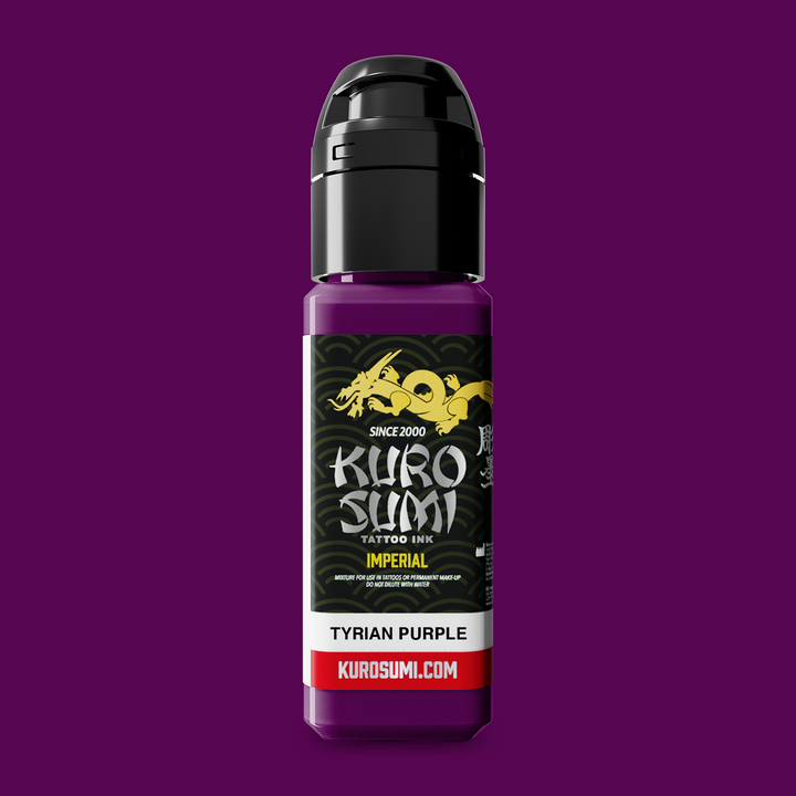 Kuro Sumi Imperial Tattoo Ink Tyrian Purple 22ml - Encre de Tatouage