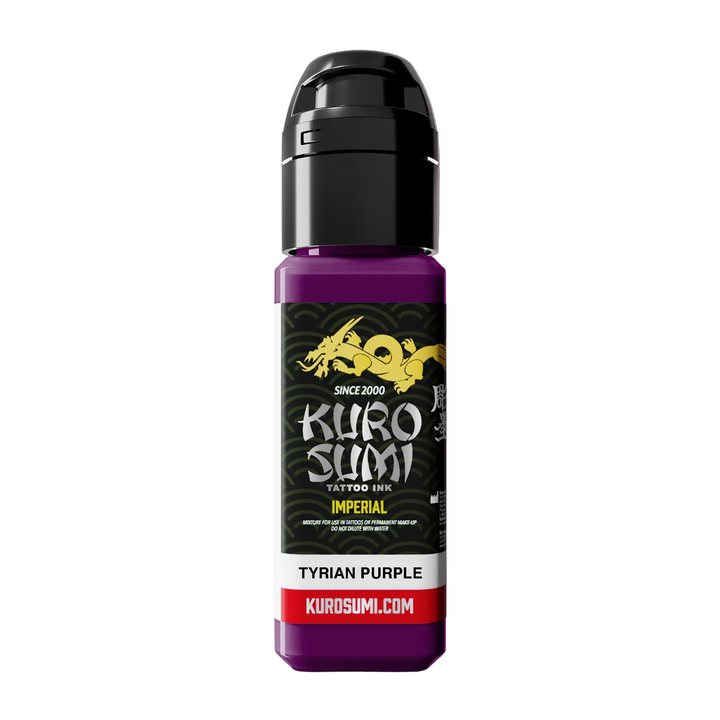 Kuro Sumi Imperial Tattoo Ink Tyrian Purple 22ml - Encre de Tatouage