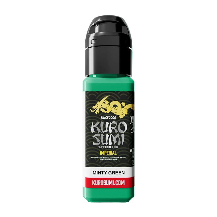 Kuro Sumi Imperial Tattoo Ink Minty Green 22ml - Encre de Tatouage