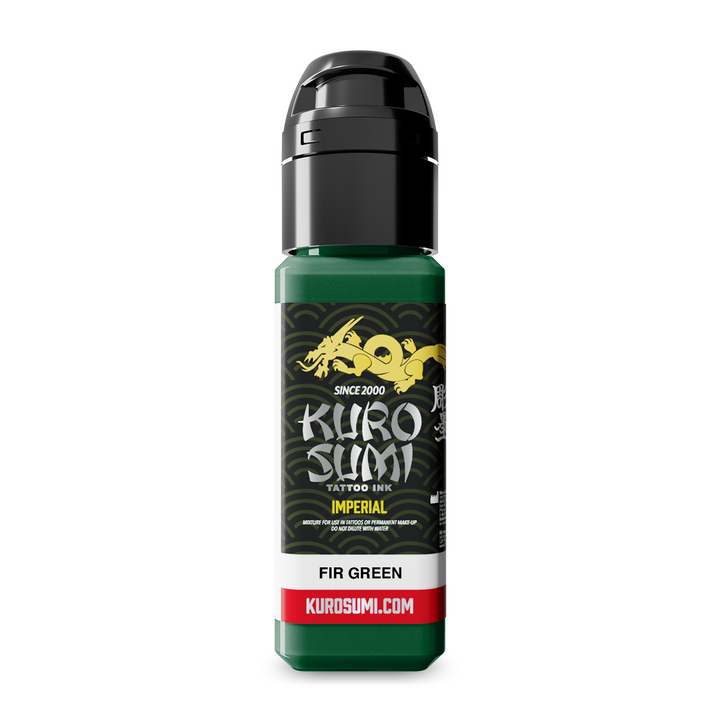 Kuro Sumi Imperial Tattoo Ink Fir Green 22ml - Encre de Tatouage