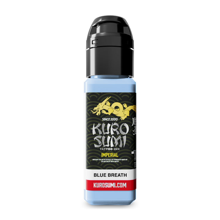 Kuro Sumi Imperial Tattoo Ink Blue Breath 22ml - Encre de Tatouage