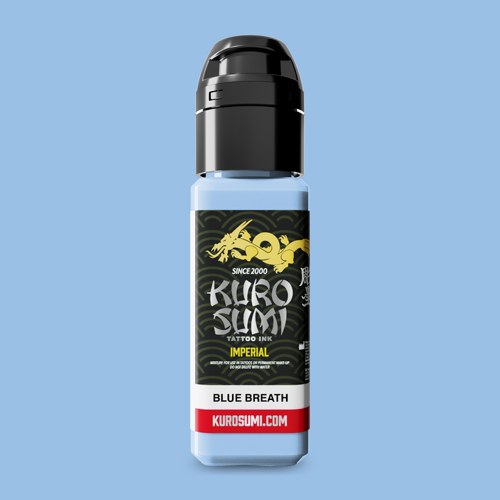 Kuro Sumi Imperial Tattoo Ink Blue Breath 22ml - Encre de Tatouage