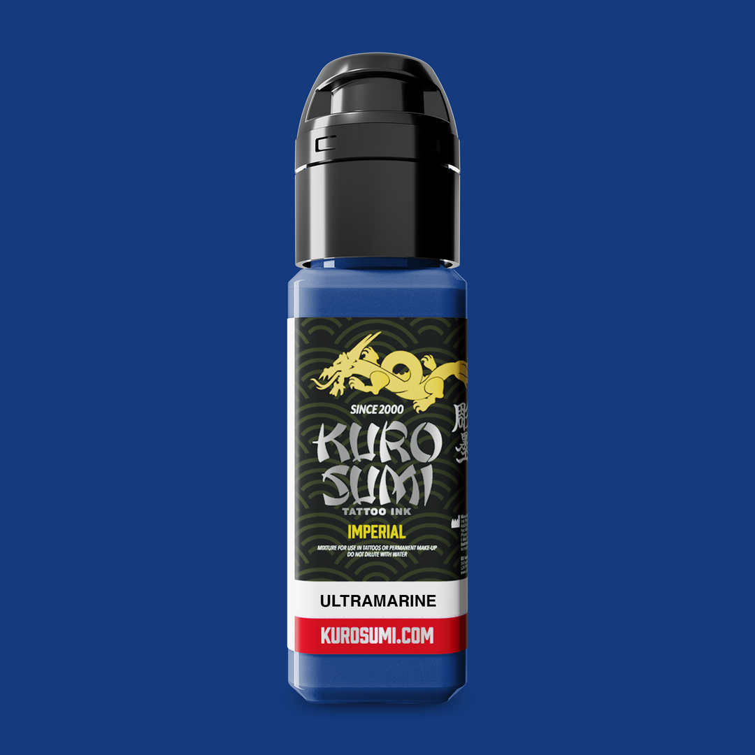Kuro Sumi Imperial Tattoo Ink Ultramarine 22ml - Encre de Tatouage