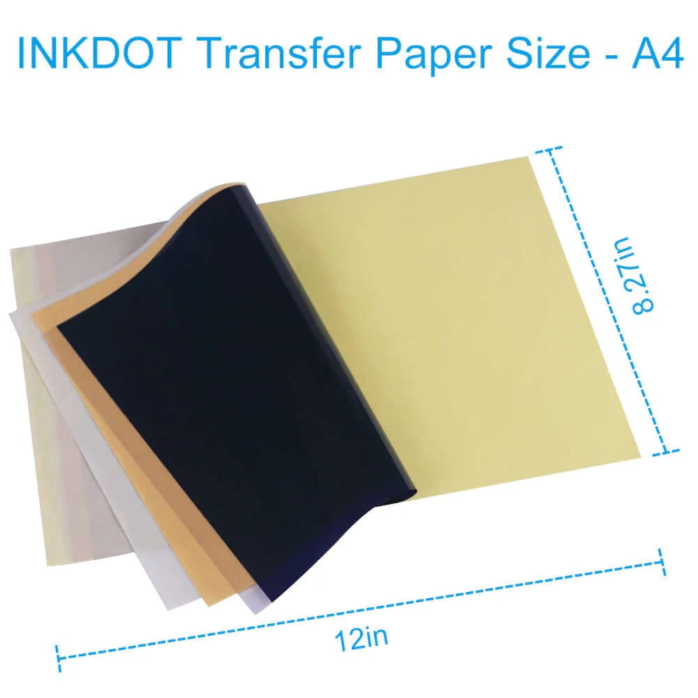 Thermal Paper for Tattoo Pattern Transfer EMALLA INKDOT