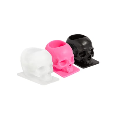 Saferly Skull Ink Cups - 16 mm - 200 pcs Pink