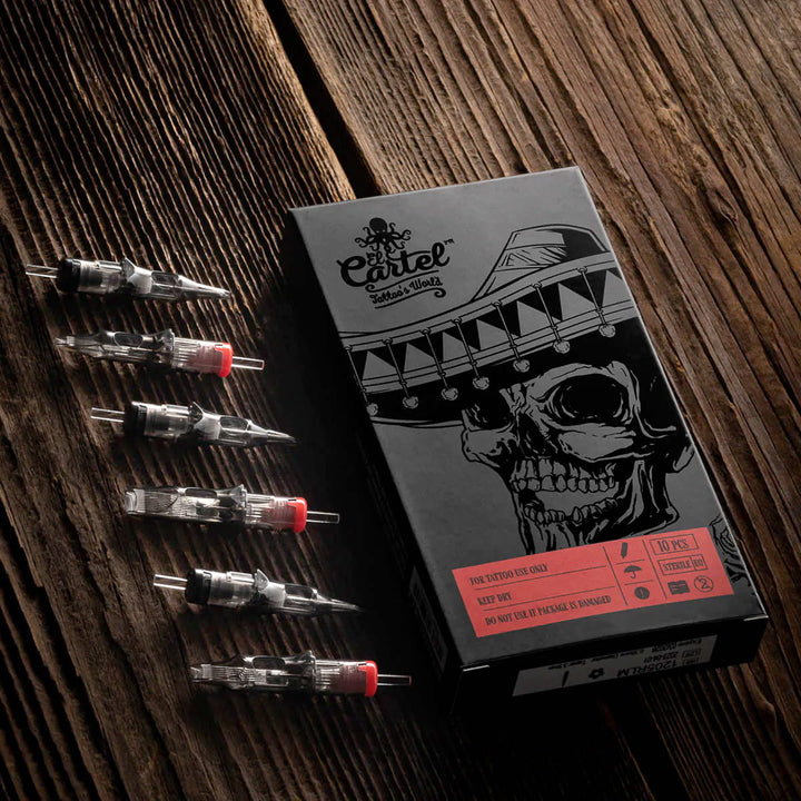 Agujas Cartridge para tatuaje El Cartel RMW Round Magnum Wide V2 10 uds.