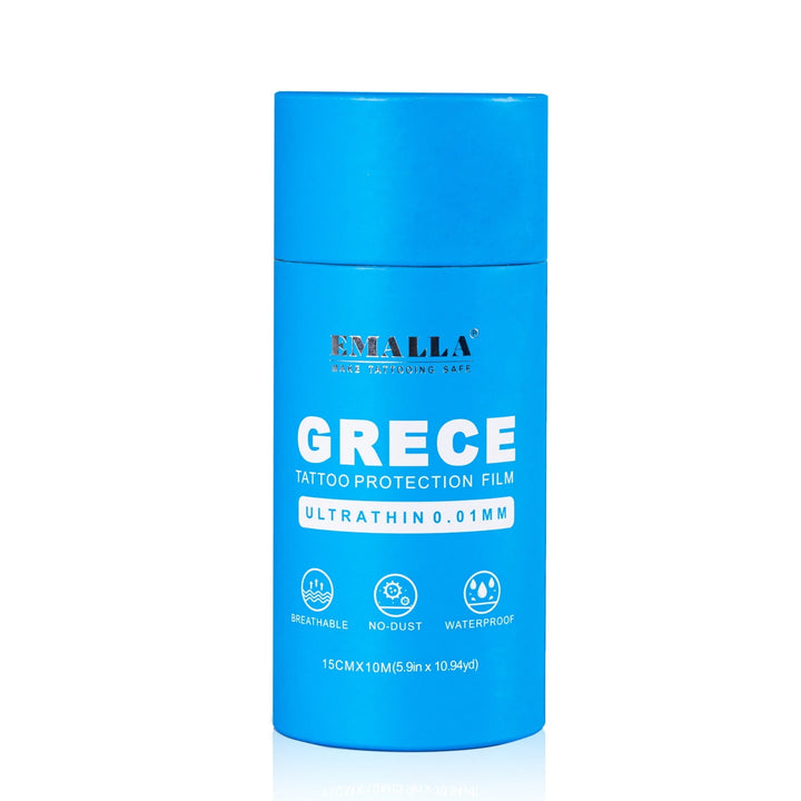 EMALLA Grece 0,01 mm ultradünner Verband auf Rolle Schutzfolie Second Skin 15cmx10m