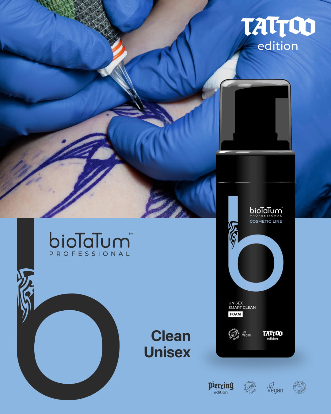 BioTaTum Unisex Smart Clean Foam 150 ml