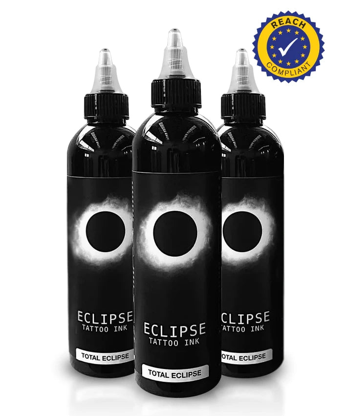 ECLIPSE Black - Encre de tatouage noire 150 ml REACH