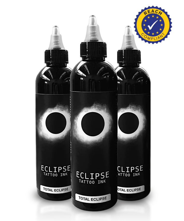 ECLIPSE Schwarz - Schwarze Tätowierfarbe 260ml REACH