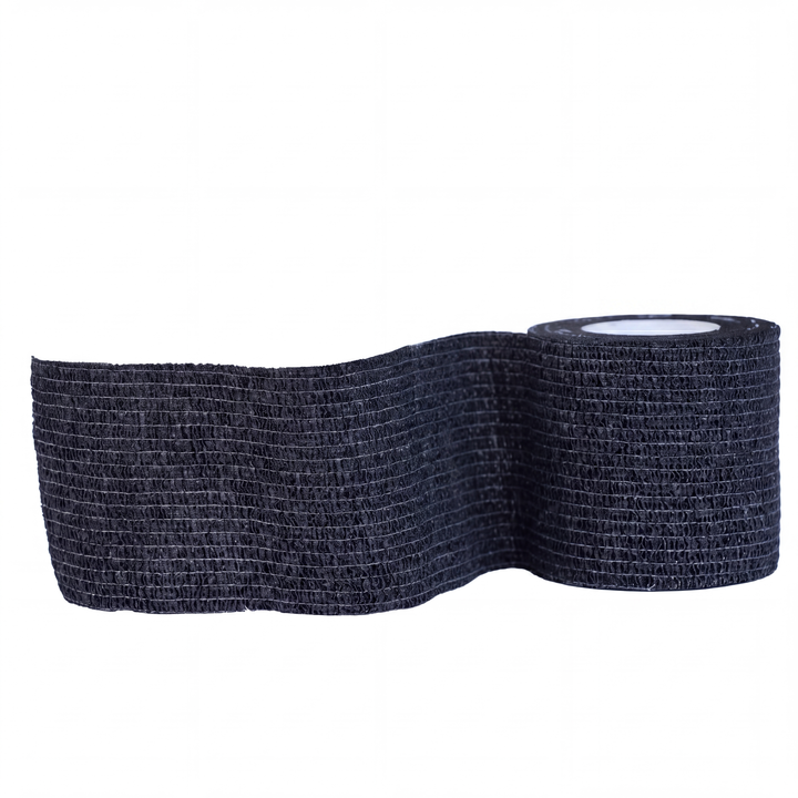 Benda Coesiva Autoadesiva per Manico 5cm x 4,5m Nero