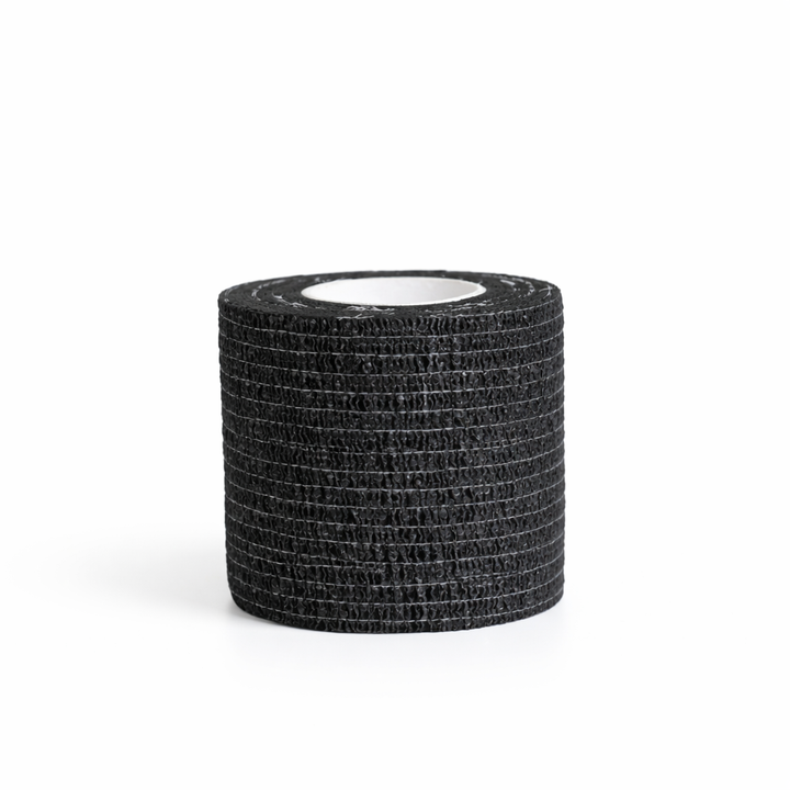 Benda Coesiva Autoadesiva per Manico 5cm x 4,5m Nero