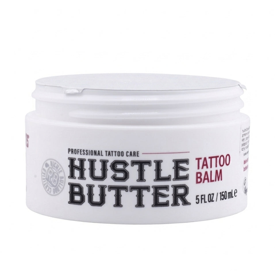 Manteca Hustle Butter Deluxe® Cuidado orgánico para tatuajes Tarro 150ml