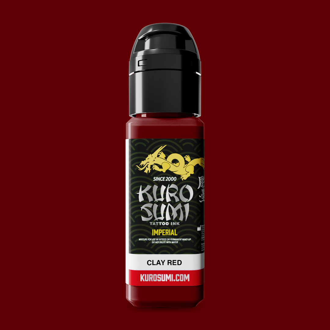 Kuro Sumi Imperial Tattoo Ink Clay Red 22ml - Tattoo Ink