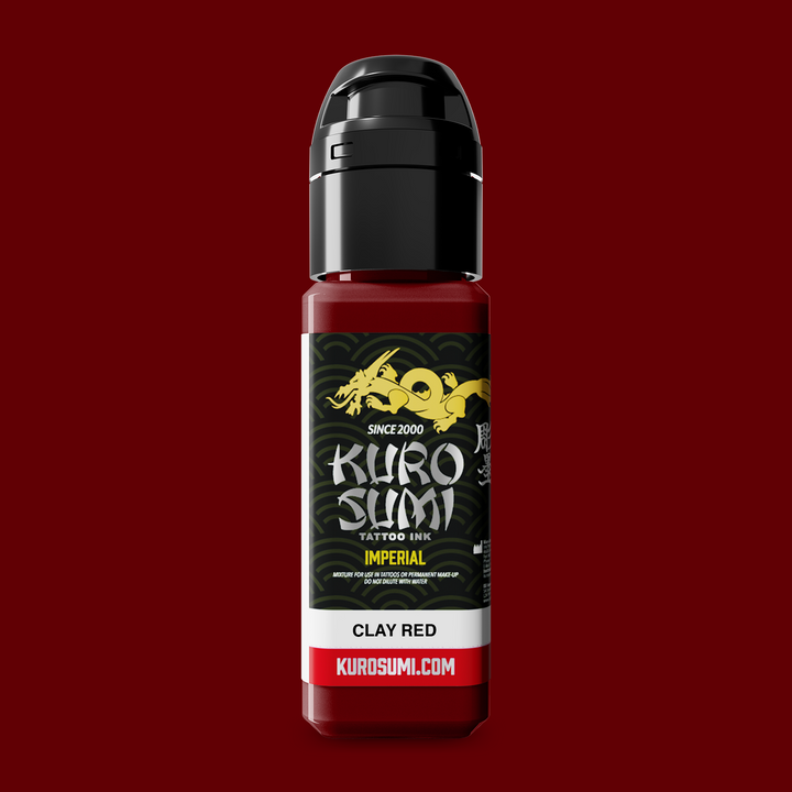 Kuro Sumi Imperial Tattoo Ink Clay Red 22ml - Tattoo Ink