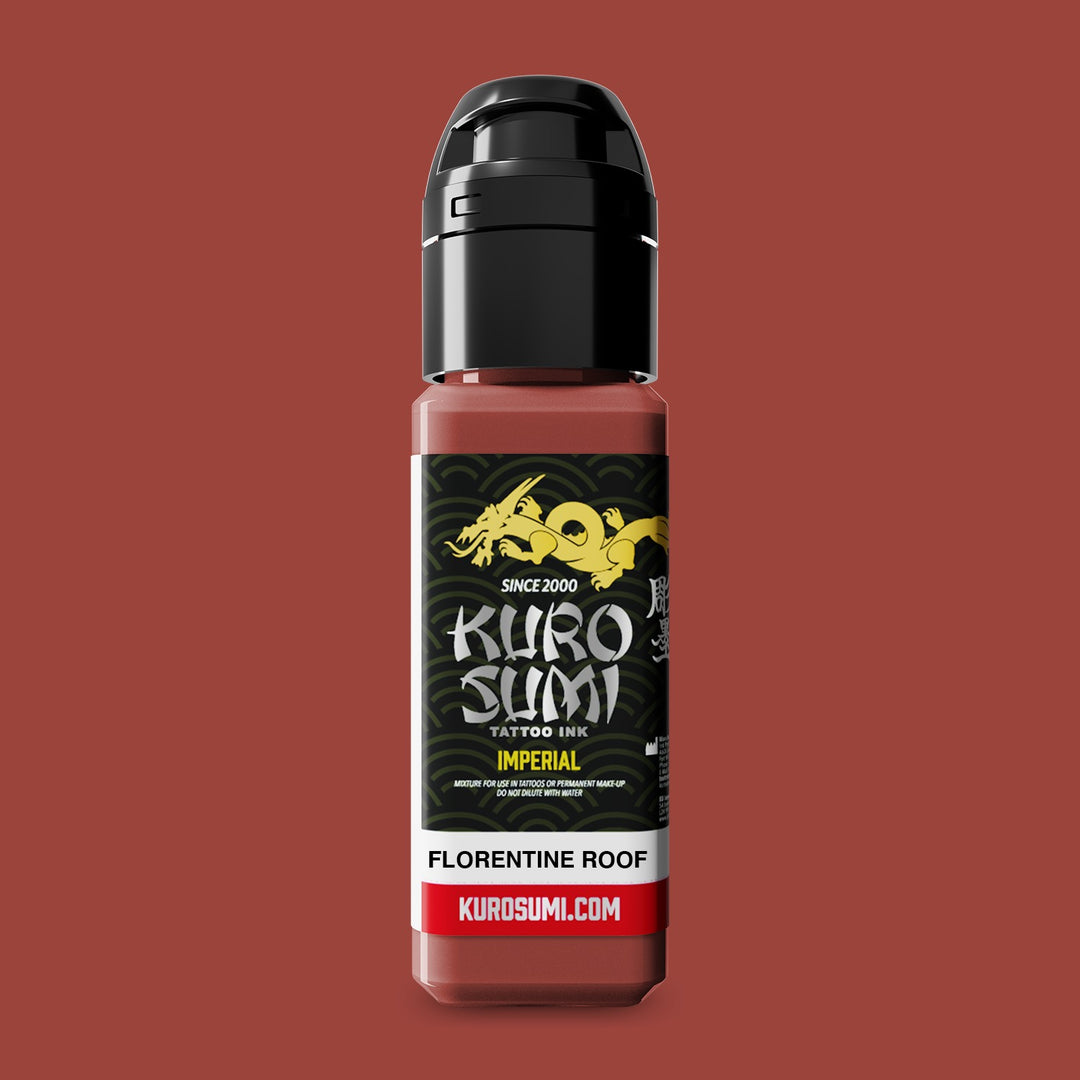 Kuro Sumi Imperial Tattoo Ink Florentine Roof 22ml - Tattoo Ink