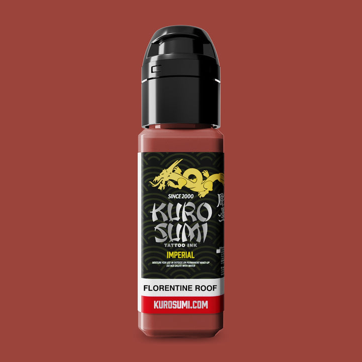 Kuro Sumi Imperial Tattoo Ink Florentine Roof 22ml - Tattoo Ink
