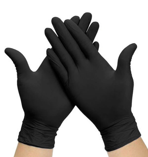 Guanti in nitrile Neri S/M/L/XL - 100pz