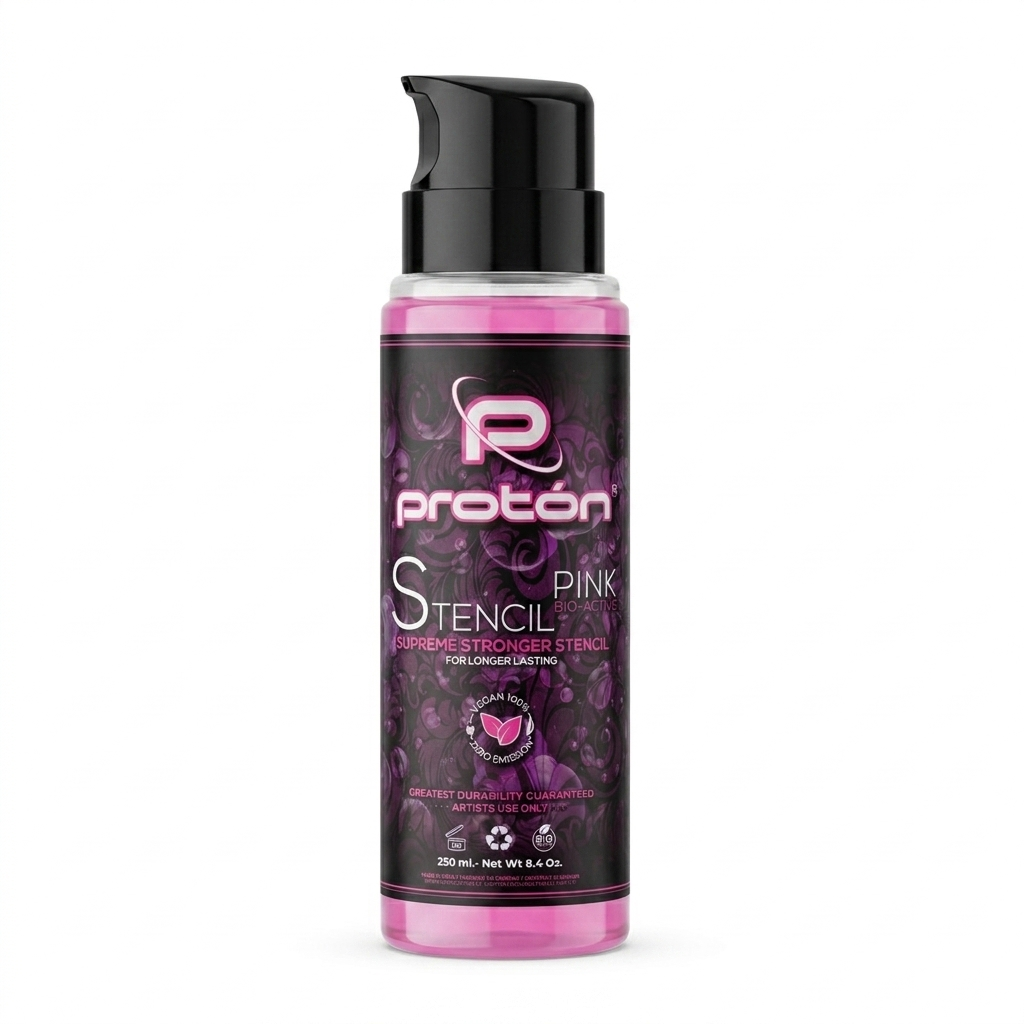 Abziehgel für Schablonen Proton Stencil Pink AIRLESS SYSTEM 250ml