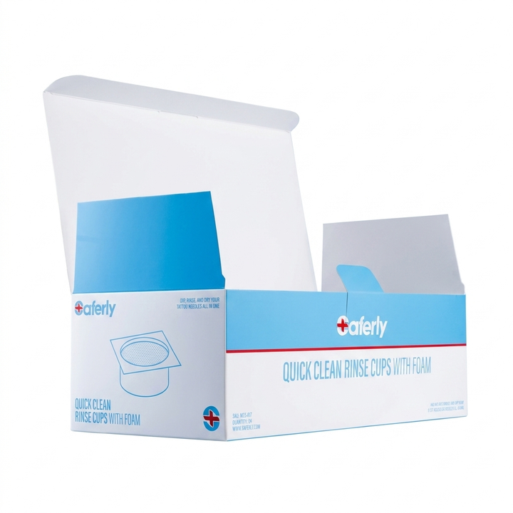 Saferly - Vasos para enjuague con esponja, 24 uds.