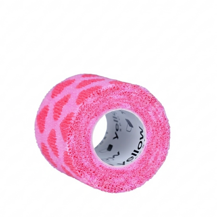 Benda Coesiva Autoadesiva per Manico 5cm x 4,5m Rosa