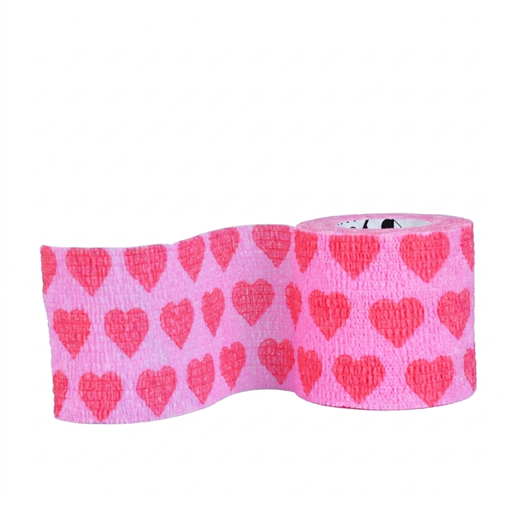 Benda Coesiva Autoadesiva per Manico 5cm x 4,5m Rosa