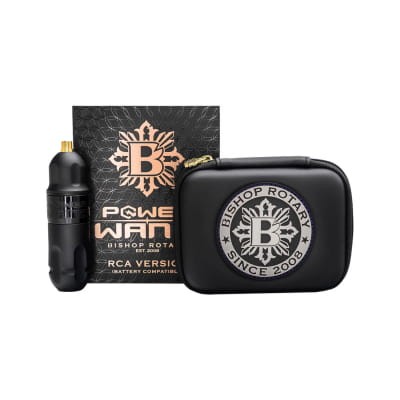 Bishop Power Wand + Critical Tattoo Maschine + 2 Batterien